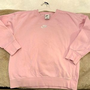 Youth Medium pink Nike sweatshirt